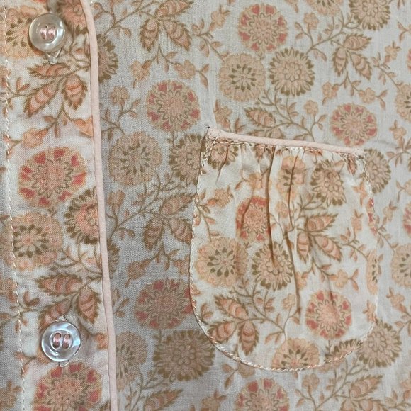 Isabel Marant-style floral 100% cotton blouse - Picture 6 of 11